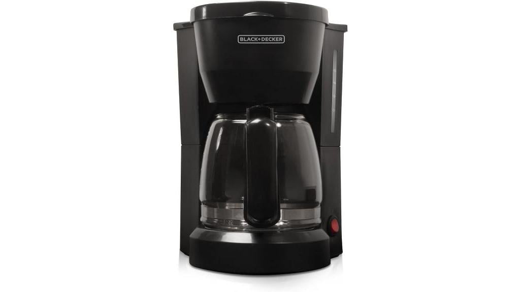 5 cup black coffeemaker dcm600b