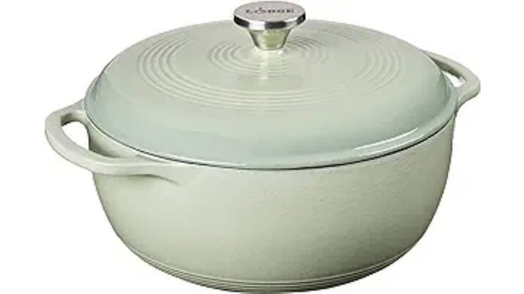 6 quart enameled dutch oven