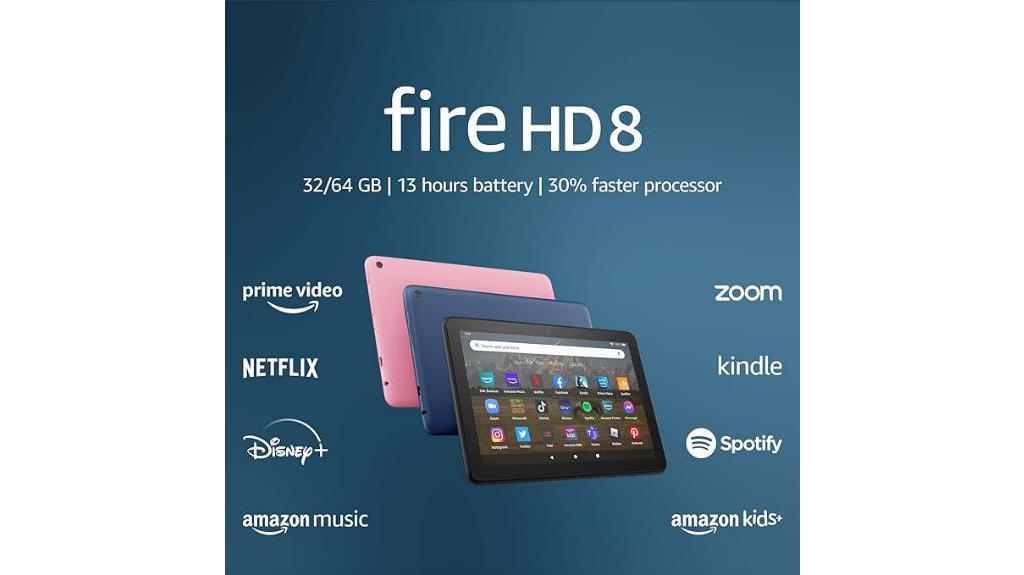 amazon fire hd 8 tablet 32gb black