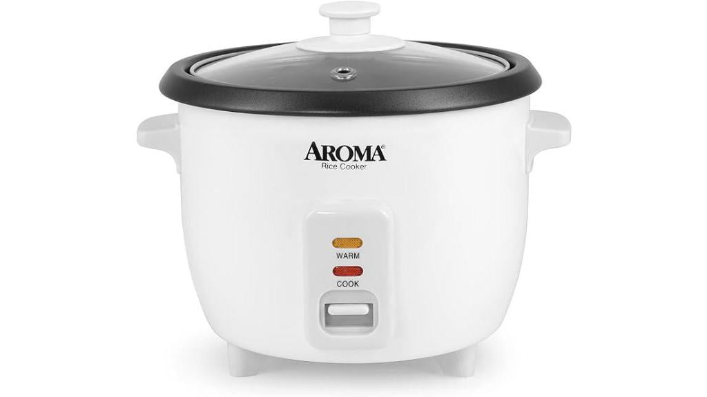 aroma rice cooker white