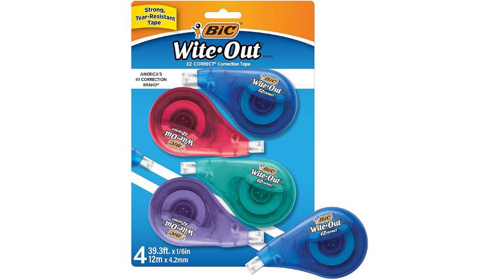 bic white out correction tape