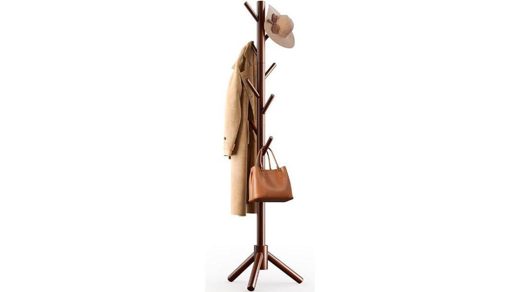 coat rack with 8 hooks