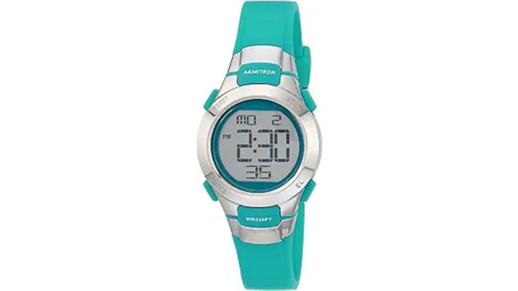 digital chronograph resin watch