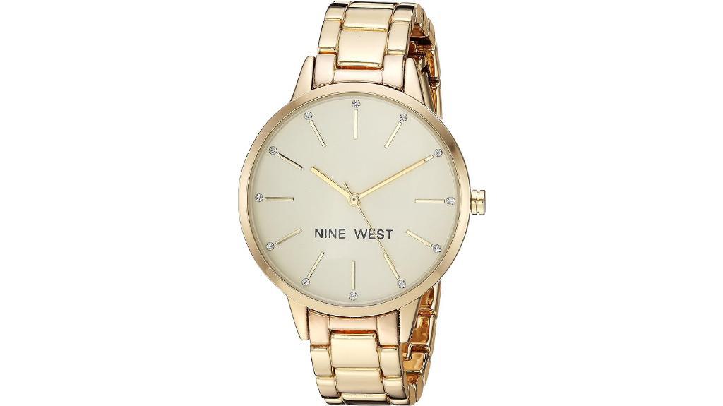 elegant crystal bracelet watch