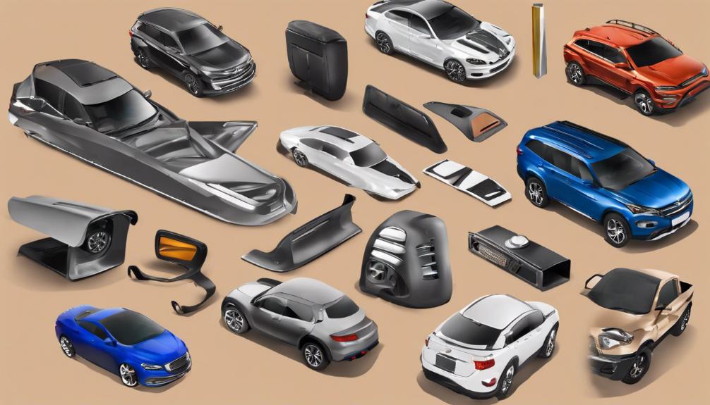 exterior car accessories selection