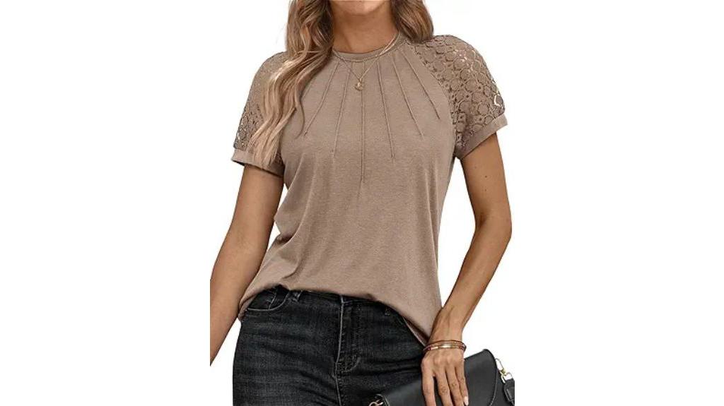 feminine lace tee shirts