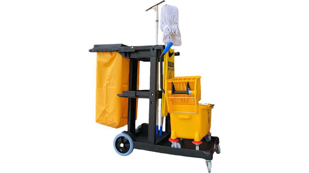 janitorial cart for commercial use