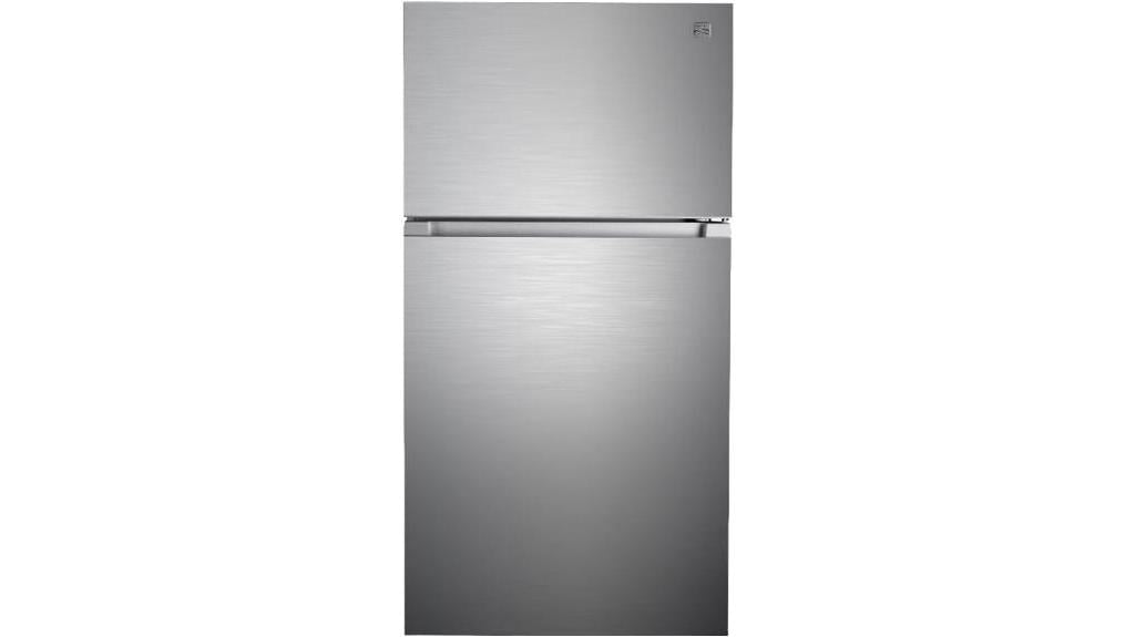 large kenmore refrigerator freezer capacity