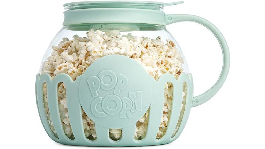 microwave popcorn popper glass