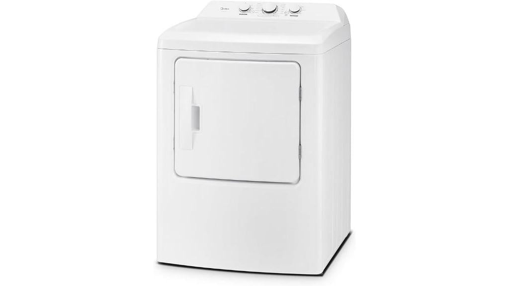 midea electric dryer features