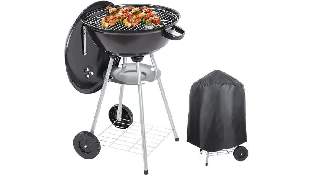 outdoor grilling with cover