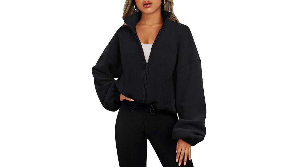 oversized zip up hoodies for women