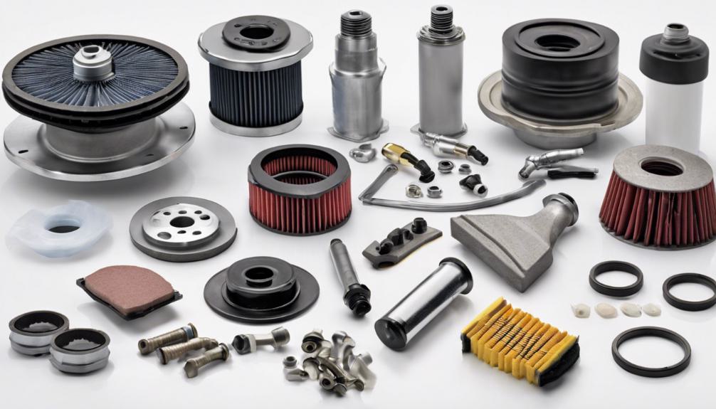 replacement car parts selection