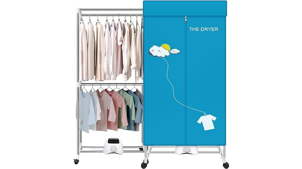 stackable electric clothes dryer