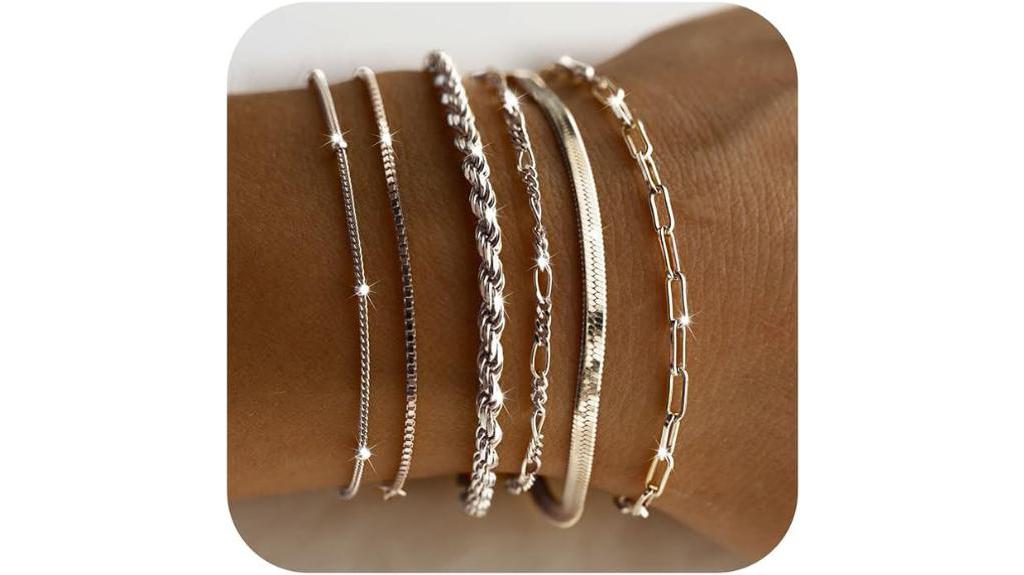 sterling silver bracelet set