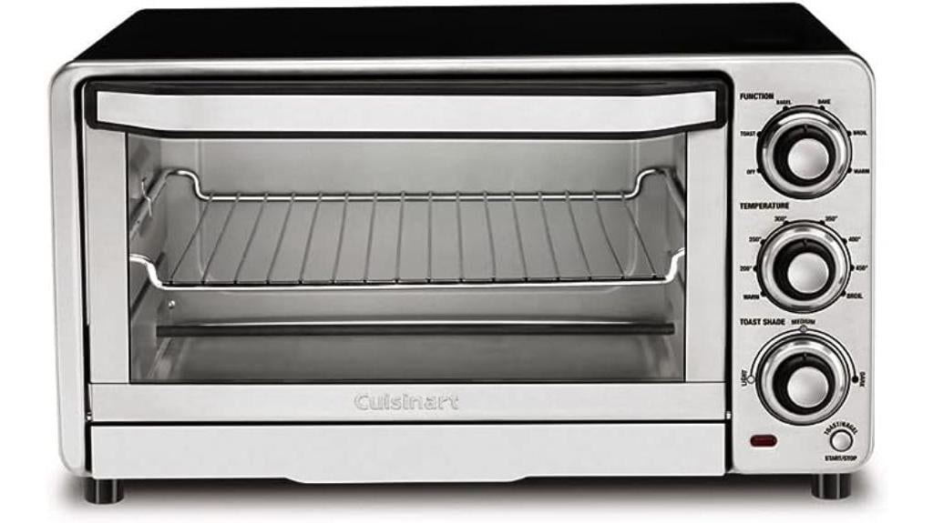 toaster oven broiler 17 inch black