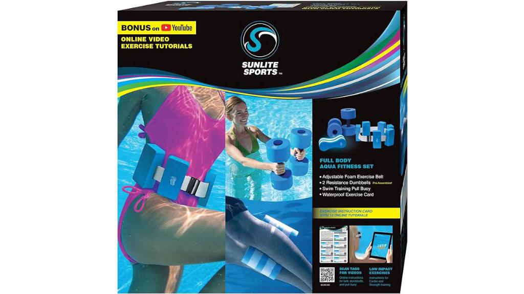 water workout equipment set