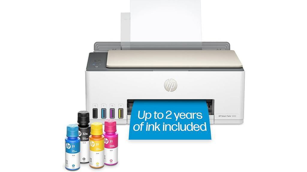 wireless ink tank all in one printer